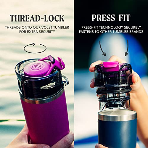 Flaskap Madic 6 20 oz Tumbler Lid Replacement Shot Dispenser Leak