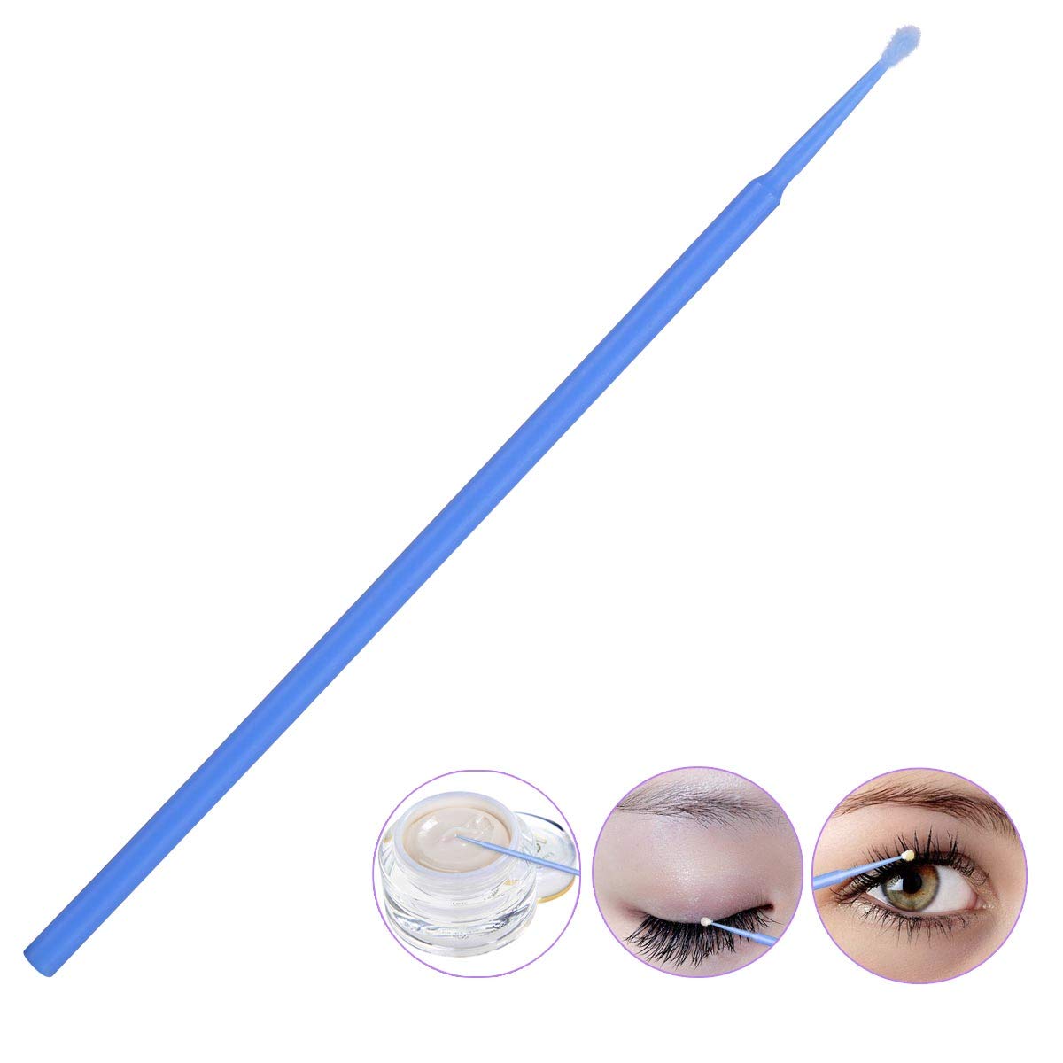 500 Pcs Micro Applicator Brush Disposable Eye Lashes Mascara Wands for Eyelash Extension Tbestmax: Beauty