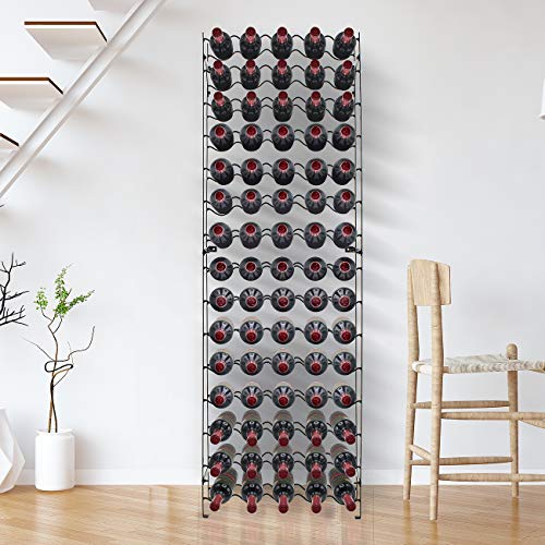Sorbus Wine Rack Free Standing Floor Stand Racks Hold 75 Bottles of