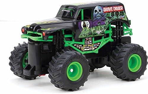 New Bright 1:43 Radio Control Full-Function Monster Jam Grave Digger, Black for Girls and Boys 4-10 Years