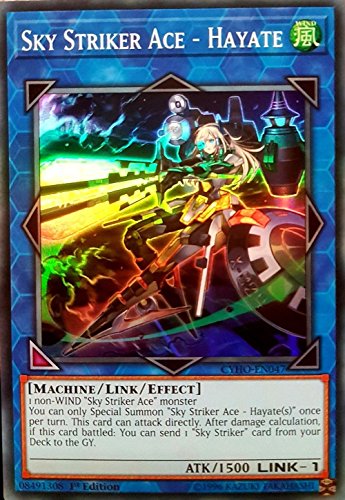 Yu-Gi-Oh! - Sky Striker Ace - Hayate - CYHO-EN047 - Super Rare - 1st Edition - Cybernetic Horizon