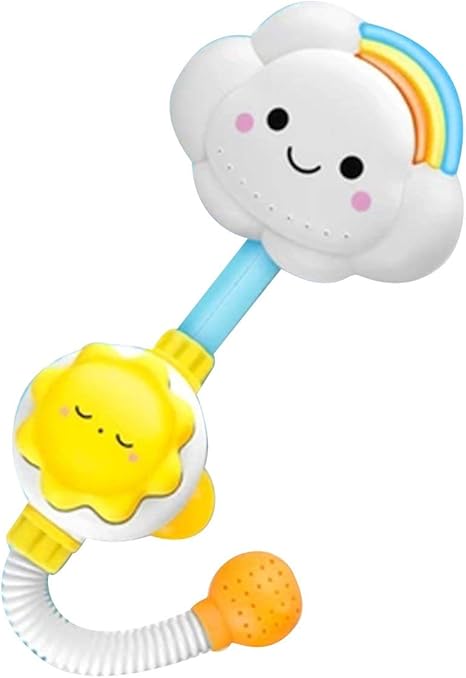 Amazon Co Jp かわいい象の赤ちゃんバスシャワーヘッド子供風呂おもちゃ手動ヒマワリシャワー赤ちゃん風呂水スプレー男の子と女の子 ホーム キッチン