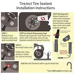 TireJect Off-Road Tire Sealant Kit - 5-in-1 Sealing