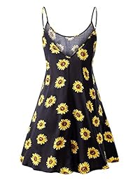 MsBasic Vestido de dama ligero sin mangas ajustable para el verano en la playa