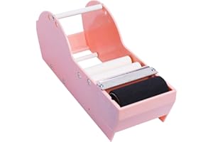 ROSEUP Desktop Water Activated Gummed Kraft Paper Tape Dispenser, Pink