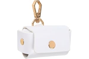 ASUNFO Dog Ring Bearer Ring Holder Wedding Ring Pillow Box Pouch Storage Gift for Proposal Engagement Wedding Supplies White