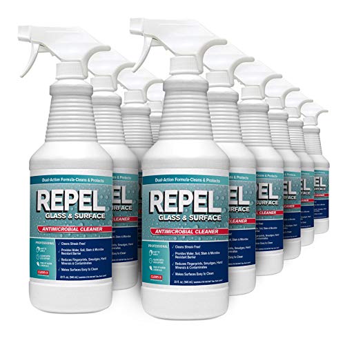 CleanX REPEL Glass and Surface Cleaner with Barrier Technology 32 fl