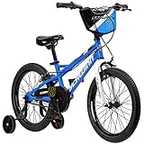 Schwinn Koen Boys Bike for Toddlers and Kids, 18-Inch Wheels, Blue