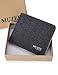 Muzee Mens Billfold Slim Minimalist Canvas Leather Bifold Card Holder Front Pocket Wallet