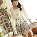 Women's Chiffon Floral 3/4 Sleeve Summer Beach Sundress Casual Dress