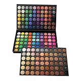 Makeup Eyeshadow Palette ,180 Colors Fashion Eye shadow Glitter Cosmetic Palette Matte Concealers Camouflage Shadow black Pallet (180 color)