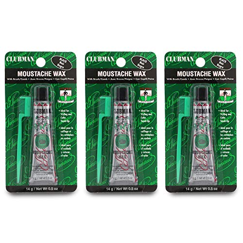 Clubman Moustache Wax Black