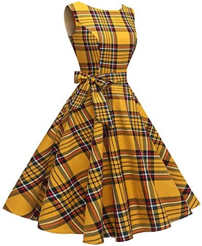 Hanpceirs Women's Boatneck Sleeveless Swing Vintage 1950s Cocktail Dress 4 Hanpceirs Women's Boatneck Sleeveless Swing Vintage 1950s Cocktail Dress