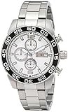Invicta Men's 1014 II Collection Chronograph Silver Dial Stainless Steel Watch