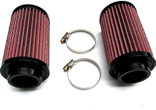 Aquiver Auto Parts New A Pair of Air Pod Filters Filter Pair Stock Carbs 26mm KN for Yamaha Banshee YFZ 350 K&N Style