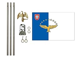 Azores 3x5 ft Outdoor Flag and Flag Pole