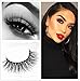 Miss Kiss Real 3d Mink Lashes Natural Look, Curly Fluffy False Eyelashes Strip, Soft Cat Fake Eye Lash Can be Reused for Women 1 Pair 12mm Length