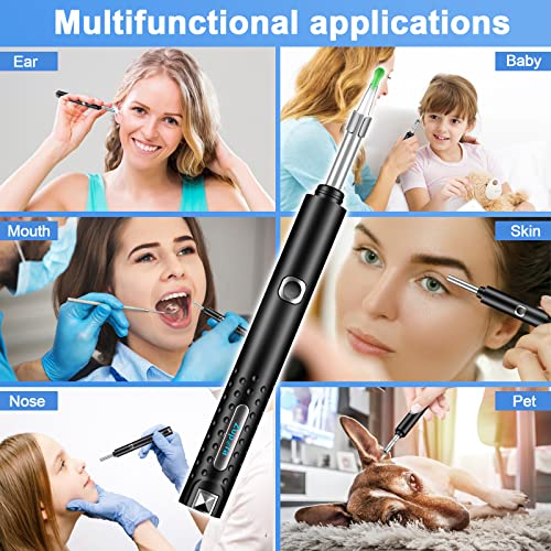 Ear Wax Removal Tool Camera,1080P HD Ear Cleaner Camera Kit with 6 LED