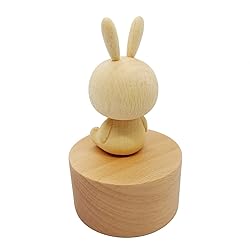 LILYXIN Cute Little Rabbit Mini Music Box, Bunny
