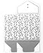 Classy Looking 50pcs Favor Candy Boxes Gift Boxes with Ribbons (Silver)