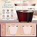 50 Rose Gold Party Cups 9 Oz Clear Plastic Cups Old Fashioned Tumblers | Rose Gold Rim Disposable Hard Party Cups for Wedding, Parties, Fancy Bridal Shower Decor