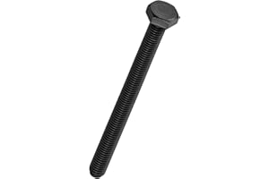 Kozelo 3 Pcs Hex Head Screws Bolts - [M10-1.5x120] Carbon Steel Grade 10.9 Fully Threaded Hex Tap Metric Hexagon Head Machine