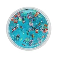 Kariwell Sludge Toys for Kids Childen - Clear Bow Crystal Colourful Soft Slime Scented Stress Relief Toy Sludge Toys