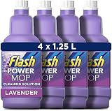 FLASH PowerMop Floor Cleaner Lavender 5L (1.25L x 4) Multi-Surface view 1