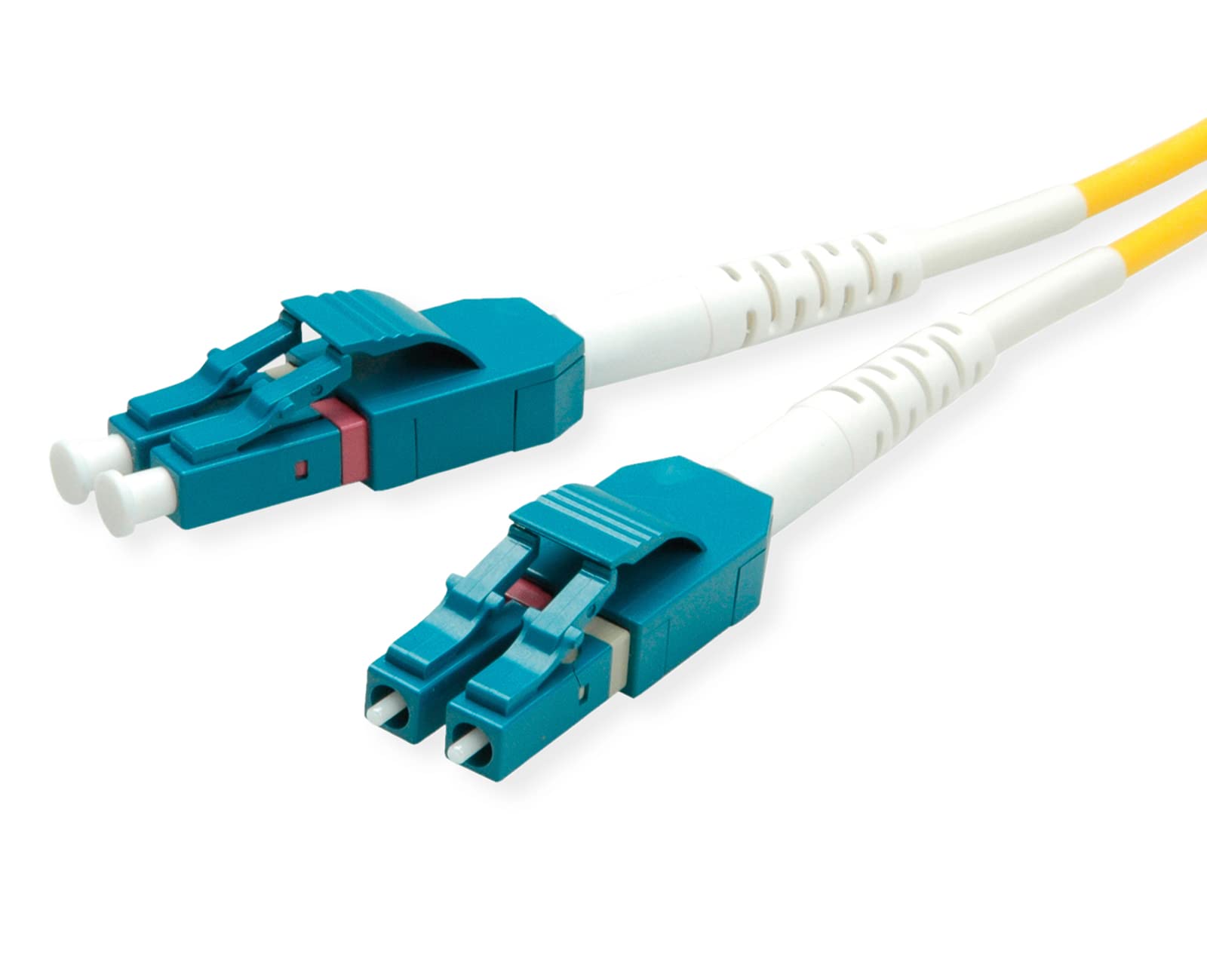 ROLINE | Fibre Optic Jumper Cable Duplex | 9/125µm | OS2 | LC/| Duplex | Yellow | 5.0 m