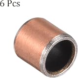 Kozelo 6pcs 0608 Sleeve Bearings 6mm Bore x 8mm OD x 8mm Length Oilless Bushings view 4