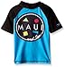 Maui & Sons Boys' Swim Rash Guard With Emblem