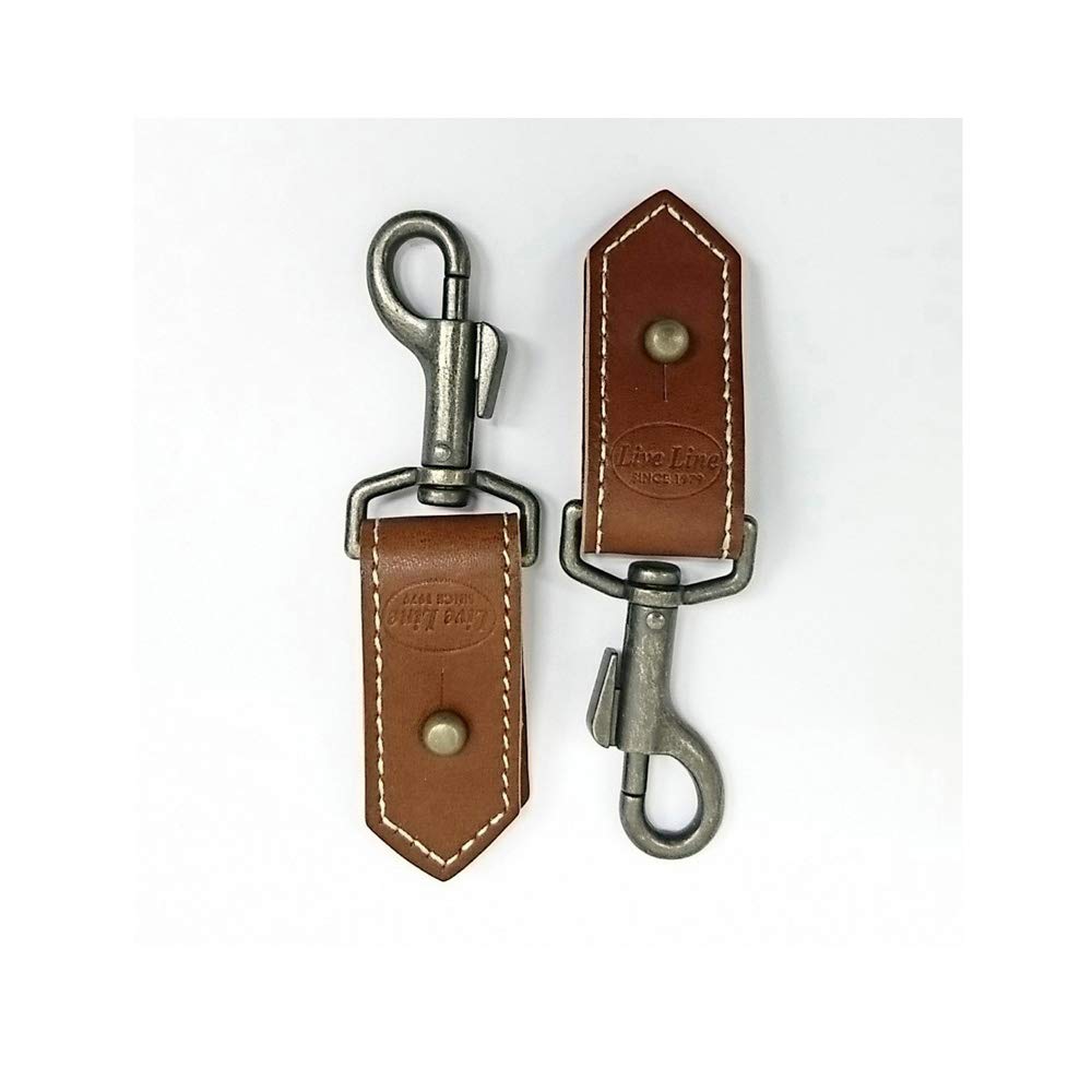 [LiveLine] これは便利! ギターストラップをショルダーストラップに変身させる変換コネクター SNAP-END LSE20BRN ブラウン商品画像