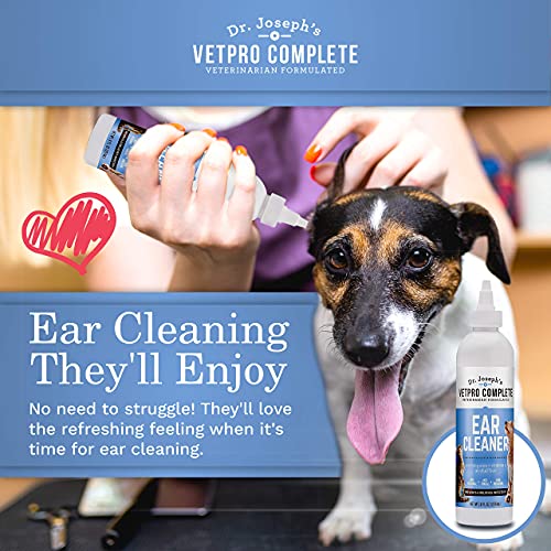 VetPro Complete Dog Ear Cleaner and Ear Infection Treatment Gentle