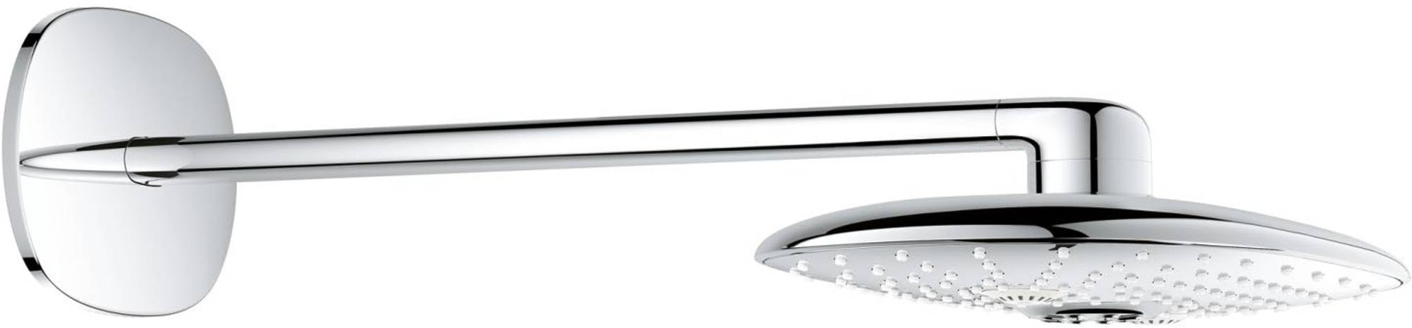 GROHE Rainshower 360 Duo Head Shower Set Chrome, Made in Germany: 360mm Head Shower with GROHE Triomassage Spray and 450mm Shower Arm 26254000
