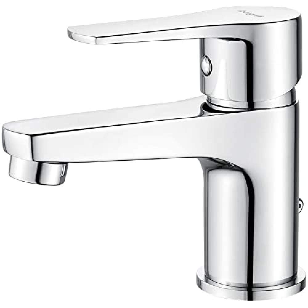 Ibergrif Bathroom Basin Taps, Sink Taps Mixers Chrome, Brass, Hot& Cold Single Handle Control, M11057