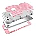 iPhone 7 Case, Anna Shop® Studded Rhinestone 3in1 Shockproof Hybrid [Heavy Duty] Full body Protective Case, Hard PC+Silicone Protective High Impact Defender Case Cover For Apple iPhone 7
