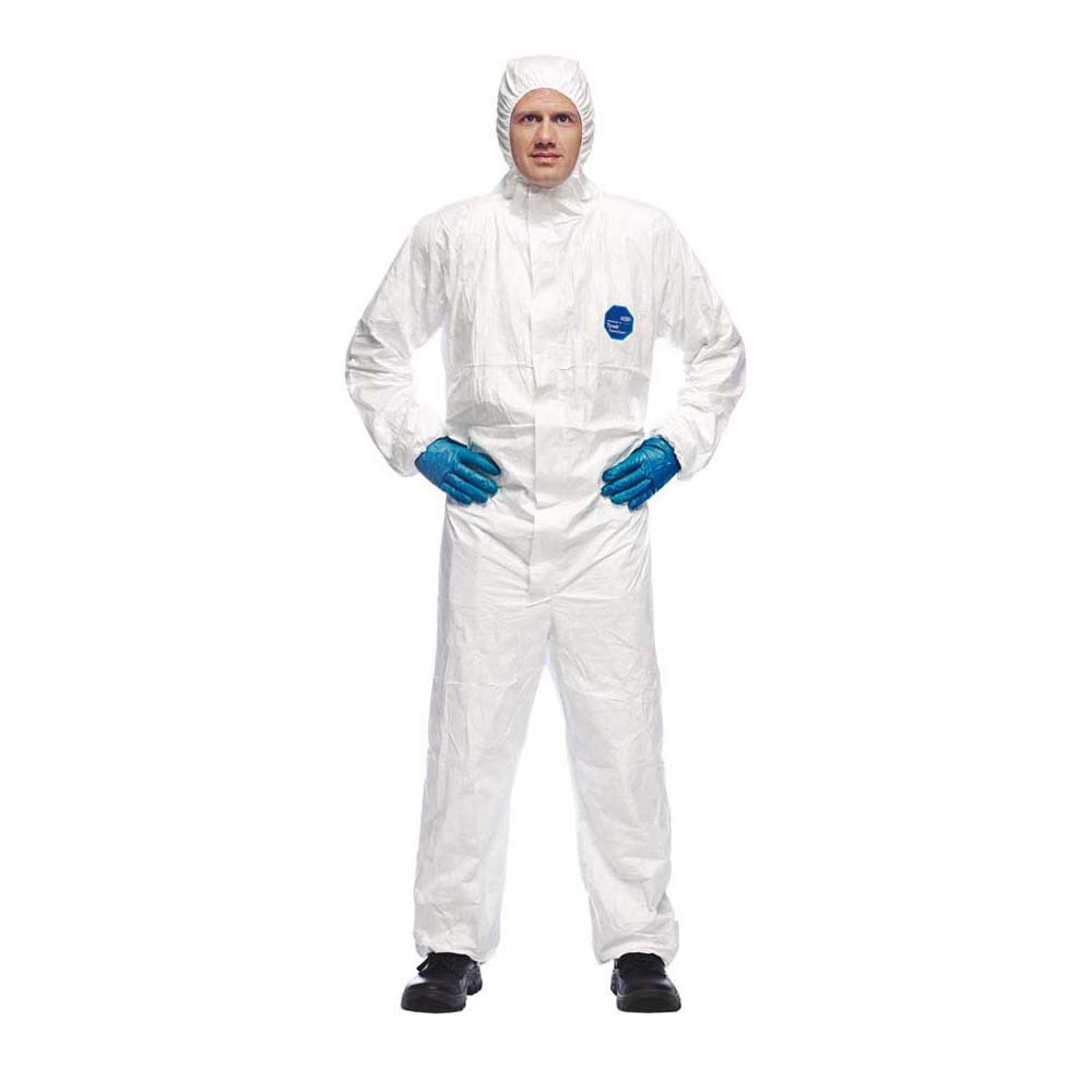 DuPont Tyvek 500 Xpert Chemical Protective Clothing with Hood