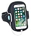 Tune Belt AB86.1 Cell Phone Armband Holder for iPhone 13 mini, 12 mini and SE 2020 - Water Resistant Sport Band for Running and Working Out (Black)