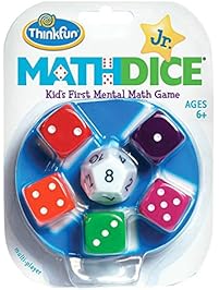 Think Fun Math Dice Junior Game for Boys and Girls Age 6 and Up - Teachers Favorite and Toy of the Year Nominee