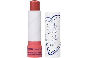 KORRES Lip Butter Stick Mediterranean Grape Hydrating Lip Balm with Greek Hypericum Balsam Oil, Moisturizing & Subtle Tint for Soft Lips, Lip Care for Women & Men, 0.17 oz, Stocking Stuffer