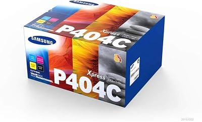 Samsung CLT-P404C 4-Pack Original Toner Cartridges Black Cyan Magenta Yellow