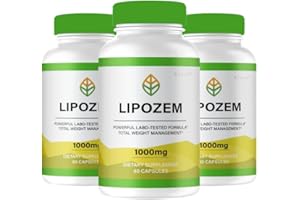kivus Lipozem - Lipozem Keto Capsules (3 Pack, 180 Capsules)