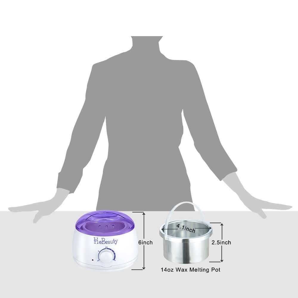HoBeauty Hot Wax Warmer, Electric Hair Removal 14 oz Easy Waxing Warmer