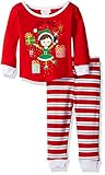 Dollie & Me Baby Girls Christmas Snugfit Cotton Sleep Set
