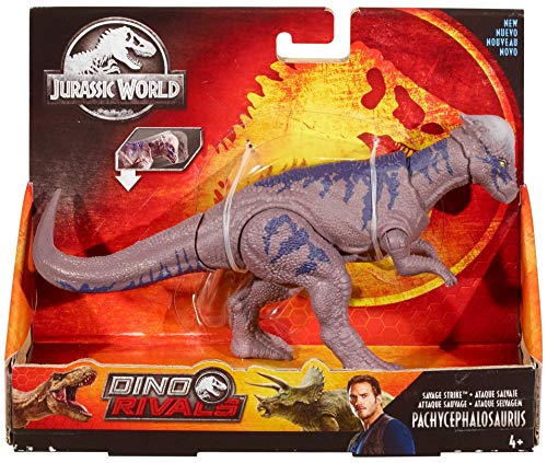 Mattel GFG64 Jurassic World Dino Rivals Dino-Angriff Pachycephalosaurus – Bild 6