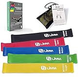 Limm Resistance Bands Exercise Loops - 12-inch Workout Flexbands for Physical Therapy, Rehab, Stretching, Home Fitness and More - Includes Bonus EBooks, Instruction Manual, Online Videos & Carry Bag