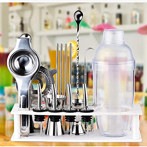 Cocktail Set,17-Teilig, Cocktail-Shaker-Set, Bartending-Kit Edelstahl-Cocktailbar-Werkzeuge, Perfect Home Bartending-Kit… – Bild 3