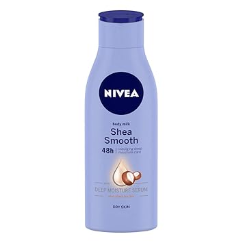 NIVEA Body Lotion, Shea Smooth Milk, For Dry Skin, 120 ml