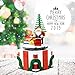 Christmas Building Kits with Santa Minifigure Rotating Gift Box Toy for Kids&Adults /Christmas Tree candy canes/ Gift Bag Moc Models Building Blocks Bricks Set for Compatible with Lego Building Set