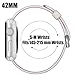 Apple Watch Series 2 Series 1 Woven Nylon band, Aokay Fine Woven Comfortable Durable Nylon Bracelet Strap Replacement Wrist Band for iWatch (42mm-Black)